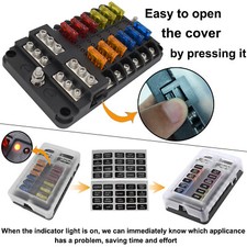 12 Fach Sicherungshalter 12V