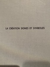 Rene Carcan „LA CREATION SIGNES ET SYMBOLES  -Bildmappe mit 7  sign. EA-Blättern