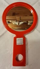 Hand-Spiegel Pop Art rot 70er