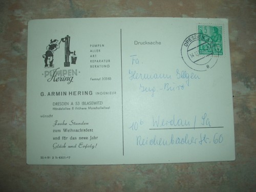 Postkarte dresden blasewitz - ,