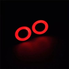 RC LED Engel/Halo Eyes Lichter (ROT) Tamiya Traxxas HPI Drift Crawler LKW UK