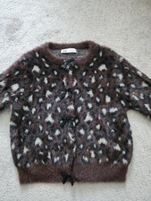 Zara strickjacke braun - strickjacke, leo
