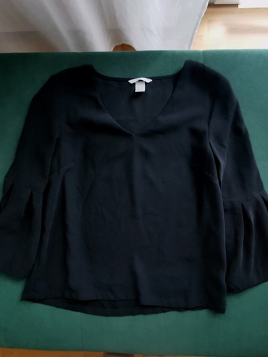 Damen bluse schwarz 38 - schwarz, gr.