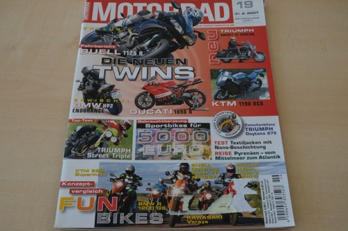 Motorrad 2007 honda - motorrad, 19/2007