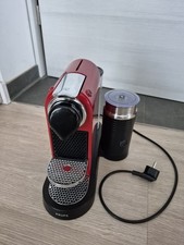 Krups Nespresso Citiz & Milk Rot Kaffeekapselmaschine + Milchaufschäume