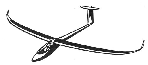 Segelflugzeug auto aufkleber - segelflugzeug,