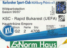 Ticket KSC Rapid Bukarest UEFA