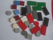 27x Lego Fliesen 2x2 2x4  2x2