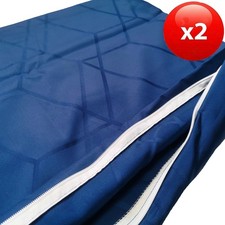 2 Stk Kopfkissenbezug 40x80 cm