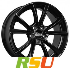 MAM A5 matt black painted 8x19" ET45 LK5 112 ML 66.6 Alufelgen 19 Zoll