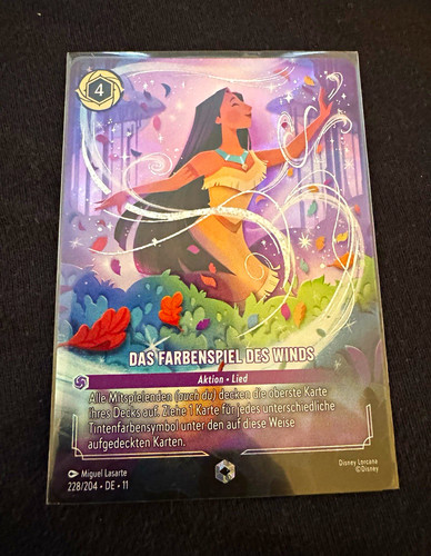 Disney lorcana pocahontas das - pocahontas,