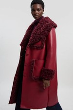 Karen millen kunstfellmantel - karen,