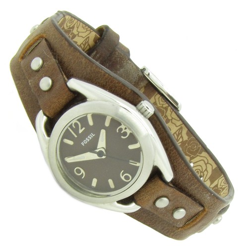 Fossil damen armbanduhr leder - damen,
