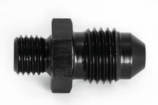 Gewindeadapter M8x1,0 zu Dash 4 / -4 AN / JIC 4 Schwarz eloxiert 7/16 - 20UNF
