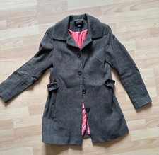 H&M Mantel braun grau Gr. 36