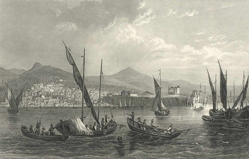 Trabzon blick von der see - trabzon,