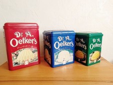 Gebäckdosen 3er Set - Dr.Oetker - Blechdosen für Weihnachtsbäckerei