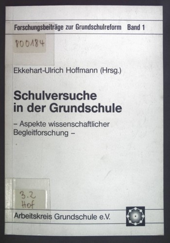Schulversuche der - in,