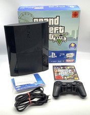 Sony PlayStation 3 Super Slim 500GB PS3 Konsole | Schwarz GTA V Ed. | inkl. OVP