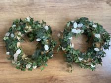 2 x Türkranz  Weihnachten ? Winter Kranz Deko Sisalkranz Efeu Wandkranz