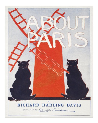 Vintage pariser katzen - pariser,