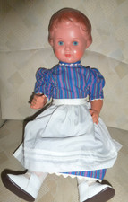 1  STORCH  Puppe/ Größe 55 cm/ ca. 70 Jahre alt