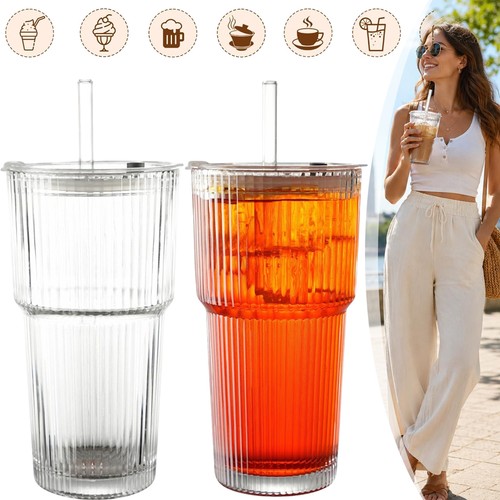 Glasbecher eiskaffee trinkglas - glasbecher,