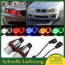 2x LED Angel Eyes Standlicht Scheinwerfer für BMW E87 E60 E61 E63 E64 E65 E66 X5
