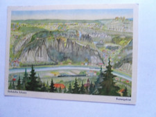 AK Sächsische Schweiz Elbe Bastei Gebiet Wehlen Rathen 1956 Landkarte Map