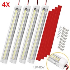 4X 12V LED Innenraumleuchte Beleuchtung Deckenlampe Wohnmobil Wohnwagen Streifen