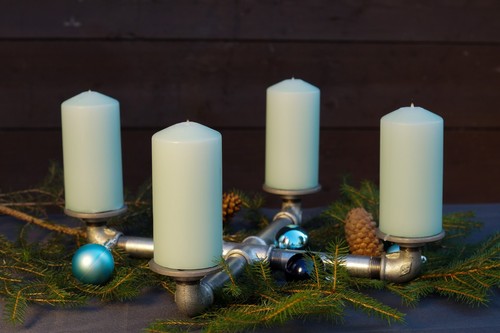 Adventskranz industrial - adventskranz, im