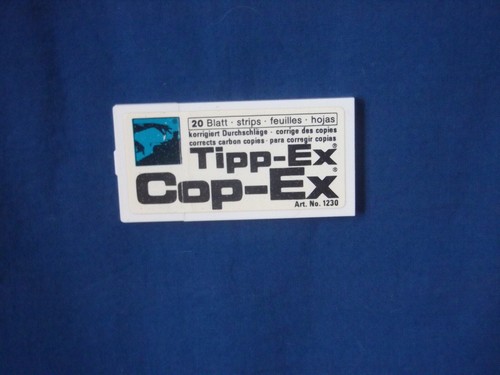 Tipp cop box mit - tipp, ex