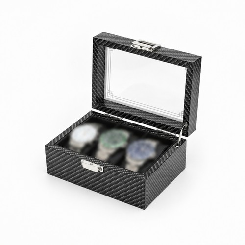 Uhrenbox mit glasfenster - uhrenbox,