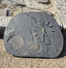 Schieferplatten Wanduhr /