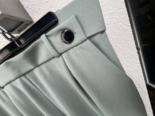 JDY  + DAMEN SOMMER HOSE MARLENE XL + SALBEI GRÜN + BUND KNÖPFE WEIT + wie NEU