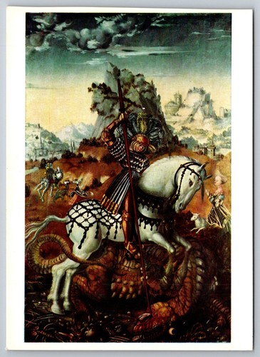Der heilige georg - ak,