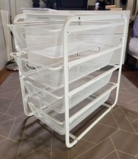 IKEA Algot White Metal Shelf