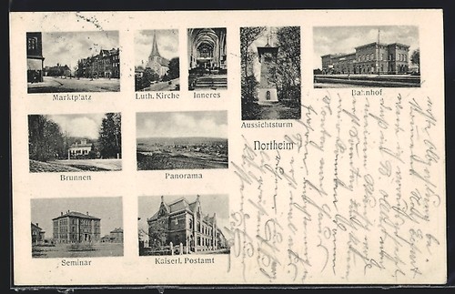 Northeim marktplatz luth - ak,