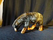 Glasierte Keramikfigur Schaf