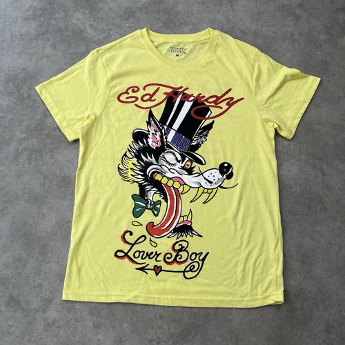 Hardy shirt gelb m herren - t-shirt,
