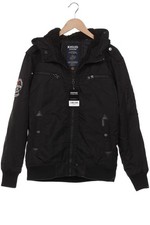 Khujo Jacke Herren Anorak Jacket Kurzmantel Gr. L Schwarz #n1sofr3