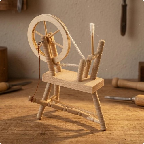 Miniaturspinnrad mit