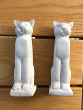 2 x Miniatur Katzen Figuren