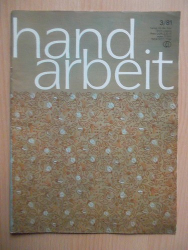 Handarbeit 1981 zeitschrift - handarbeit,