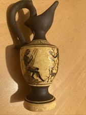 Griechische Vase, 18 cm Höhe Handarbeit aus Griechenland Krug Götterabbildungen