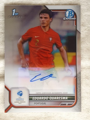 Eduardo quaresma auto topps - quaresma,
