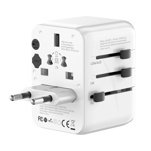 Reiseadapter universal - reiseadapter,