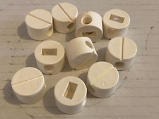 128437 x 10 IKEA Kunststoff Mutternhalter Beschläge Trysil Bett - WEISS