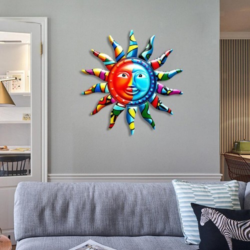 Metall sun wall decor - metall,