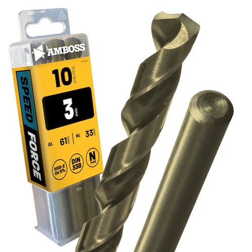 10x spiralbohrer speed force - 10x,